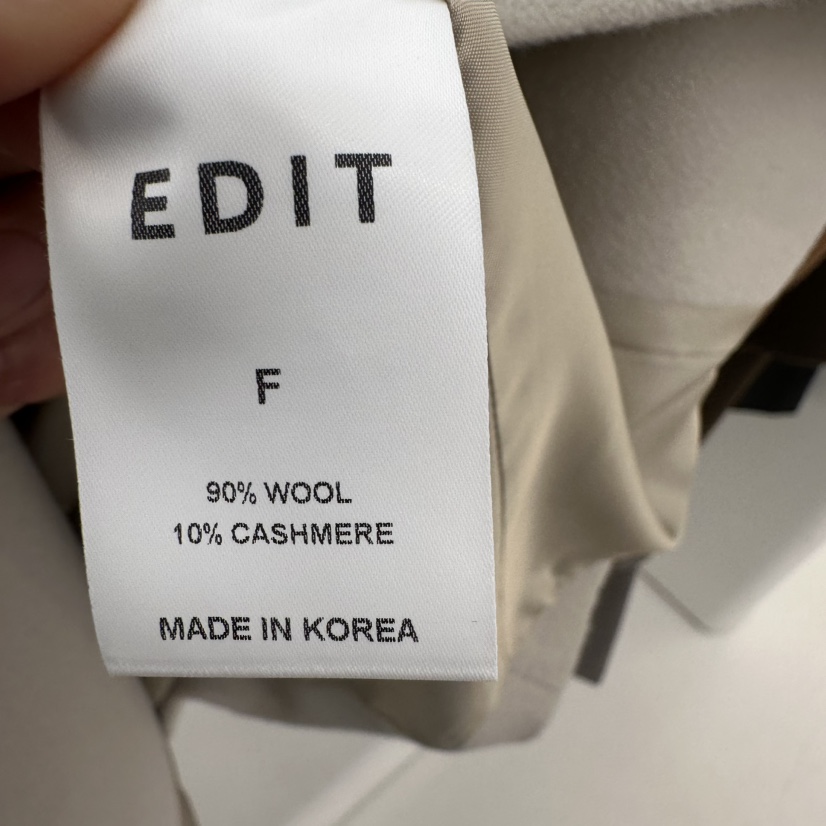 EDIT韓國代購㊣女士新品人氣25秋冬熱賣推薦真品時尚職業夾克EDIT夾克