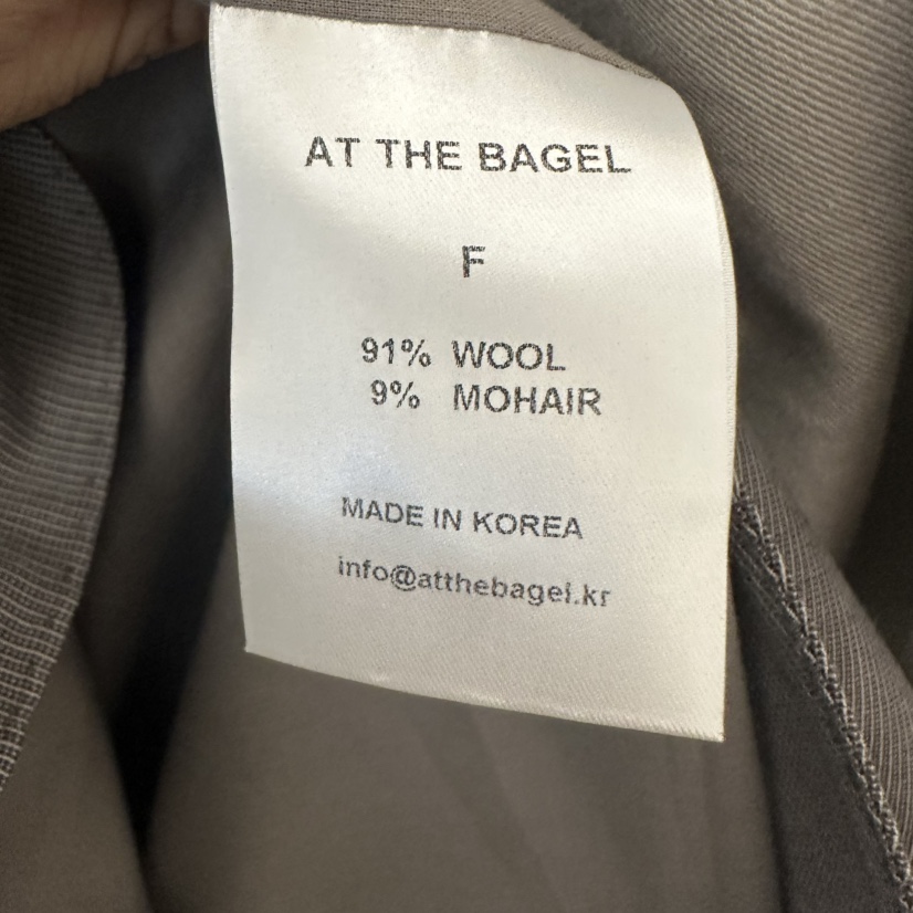 AT THE BAGEL東大門㊣實拍女裝新品25秋冬推薦真品熱賣夾克AT THE BAGEL夾克
