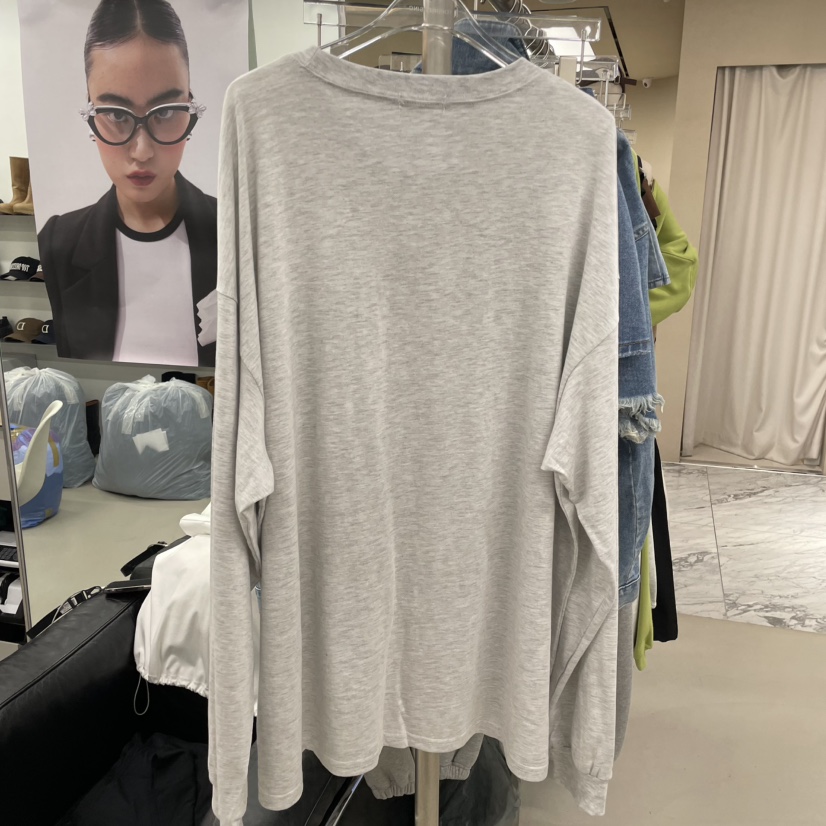 TOPDRESSING韓國直郵㊣女裝新品職業推薦25秋冬熱賣長袖T恤TOPDRESSING長袖T恤