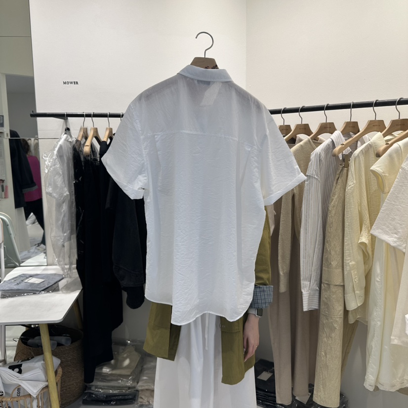 MOWER東大門㊣實拍女裝新品人氣推薦休閑真品25秋冬襯衫蕾絲衫MOWER襯衫/蕾絲衫