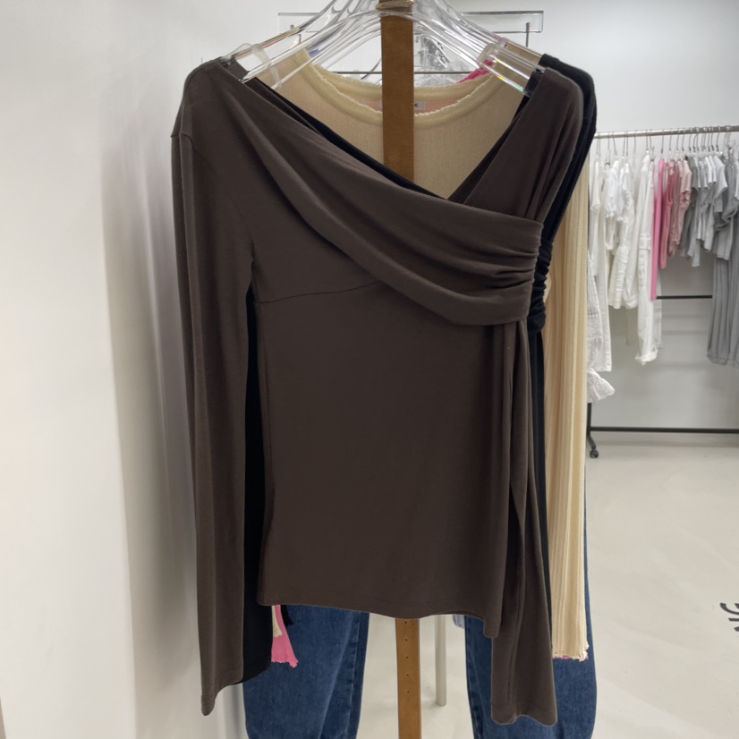 TOPDRESSING東大門㊣代購女裝新品職業熱賣真品時尚長袖T恤TOPDRESSING長袖T恤圖色2