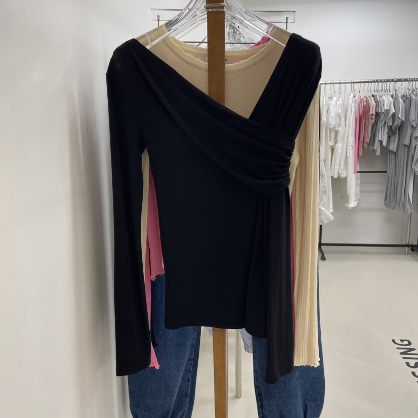 TOPDRESSING東大門㊣代購女裝新品職業熱賣真品時尚長袖T恤TOPDRESSING長袖T恤圖色3