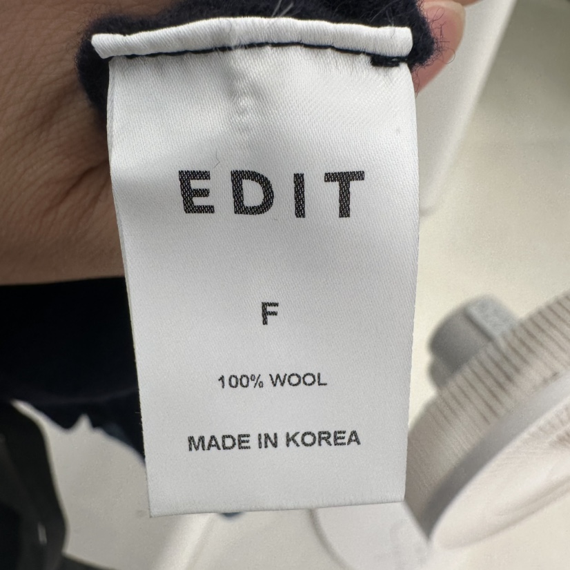 EDIT韓國直郵㊣女裝新款休閑真品時尚職業推薦25秋冬長袖T恤EDIT長袖T恤
