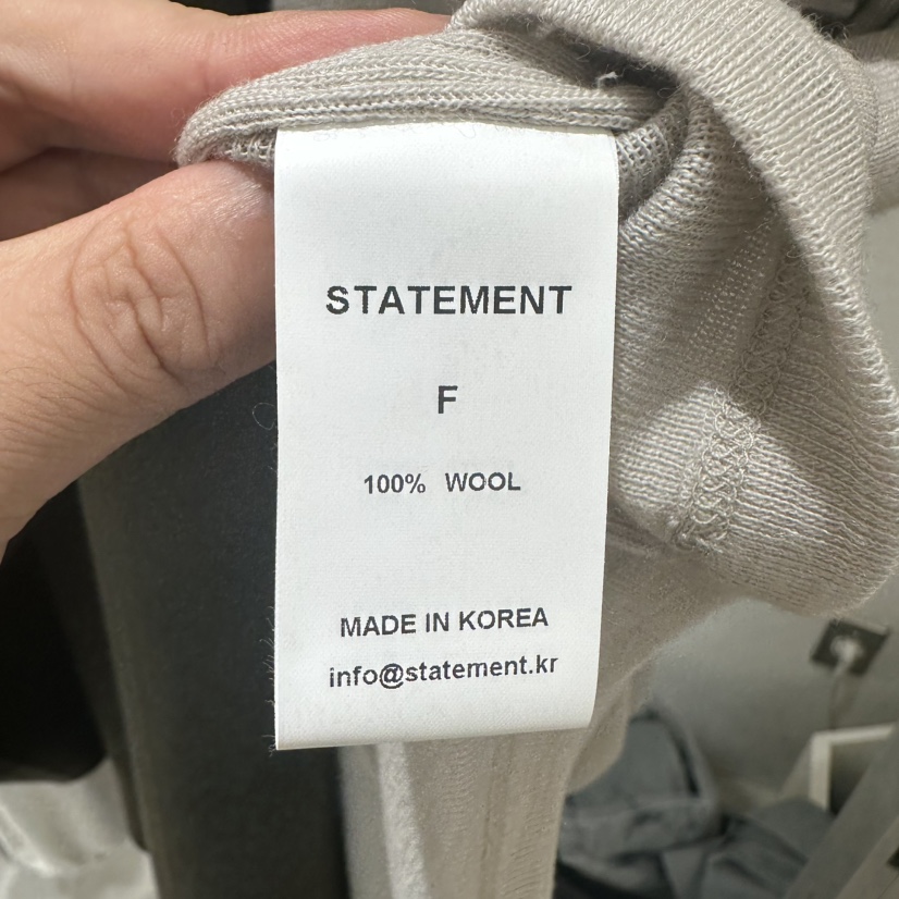 STATEMENT韓國代購㊣女士新品休閑推薦時尚熱賣真品長袖T恤STATEMENT長袖T恤