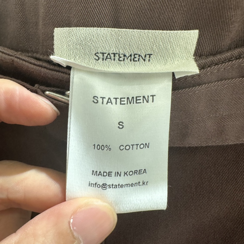 STATEMENT東大門㊣直郵女士新品休閑真品時尚職業休閑褲含腰帶STATEMENT休閑褲