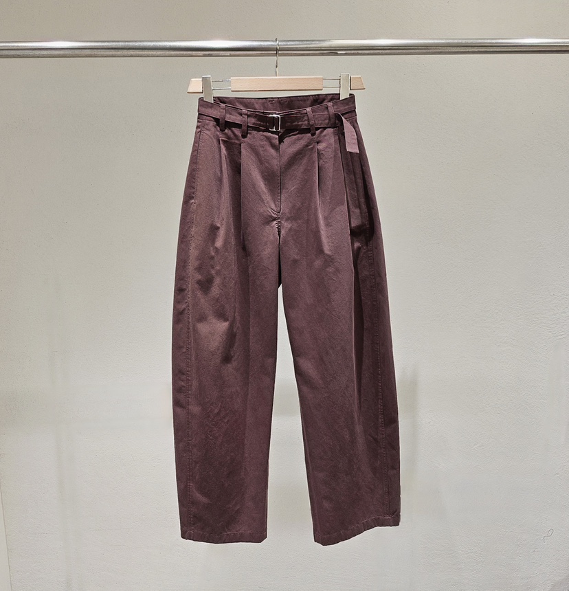STATEMENT東大門㊣直郵女士新品休閑真品時尚職業休閑褲含腰帶STATEMENT休閑褲圖色3