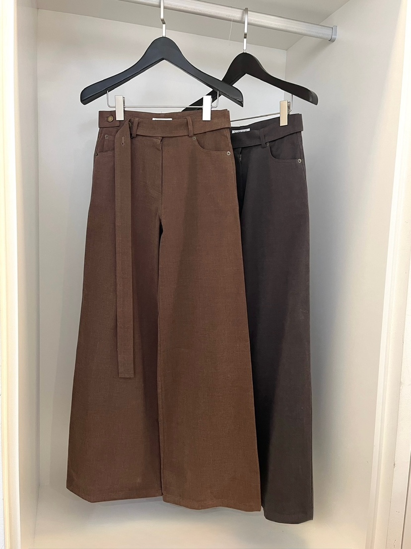 NORMAL東大門㊣直郵女士新品真品休閑人氣25秋冬休閑褲含腰帶NORMAL休閑褲