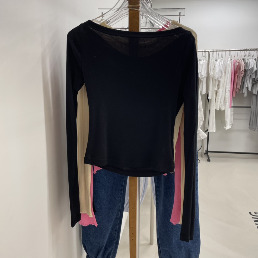 TOPDRESSING東大門㊣直郵女士新款25秋冬職業推薦熱賣長袖T恤TOPDRESSING長袖T恤圖色5