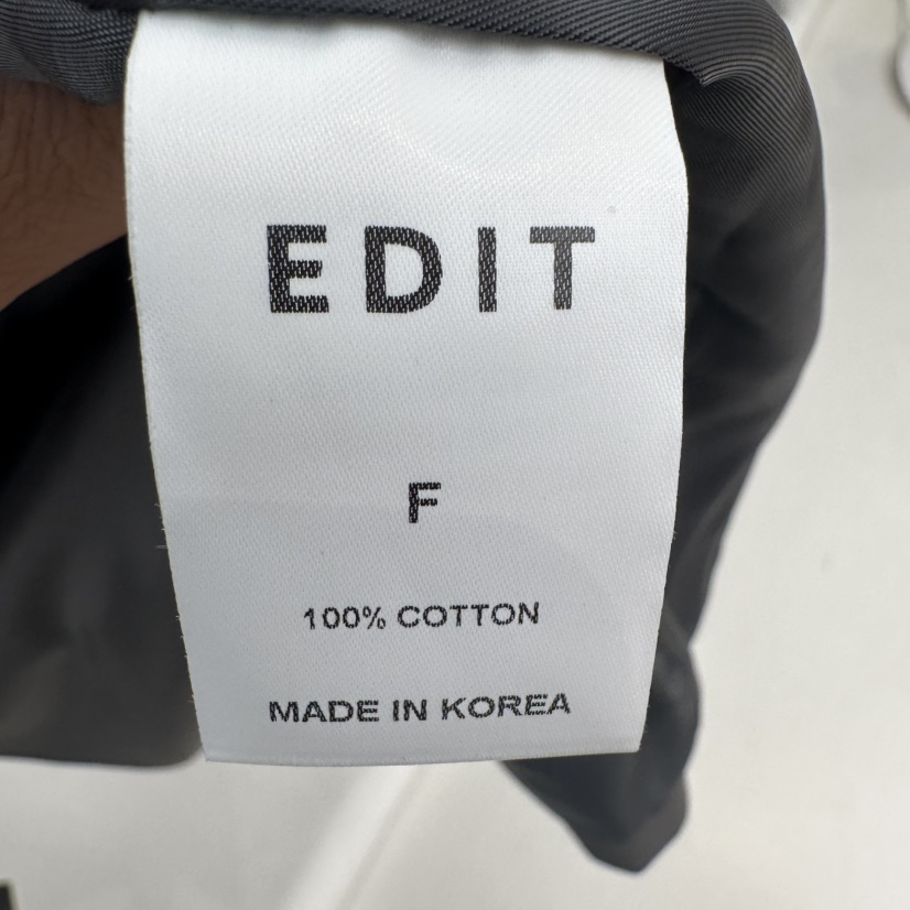 EDIT韓國直郵㊣女裝新品熱賣真品休閑職業推薦人氣長款風衣EDIT長款風衣