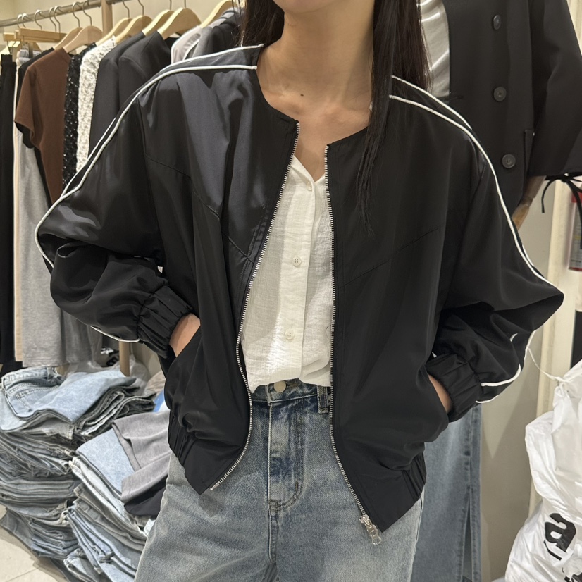 VINTAGE VIBE東大門㊣代購女裝新款職業推薦真品25秋冬夾克VINTAGE VIBE夾克圖色2