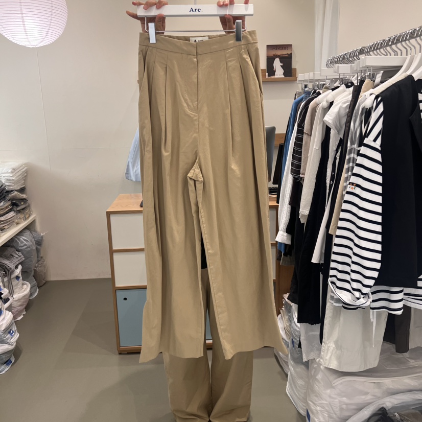 ARE東大門㊣代購女士新品休閑推薦職業25秋冬熱賣真品休閑褲ARE YOU/ARE休閑褲圖色2