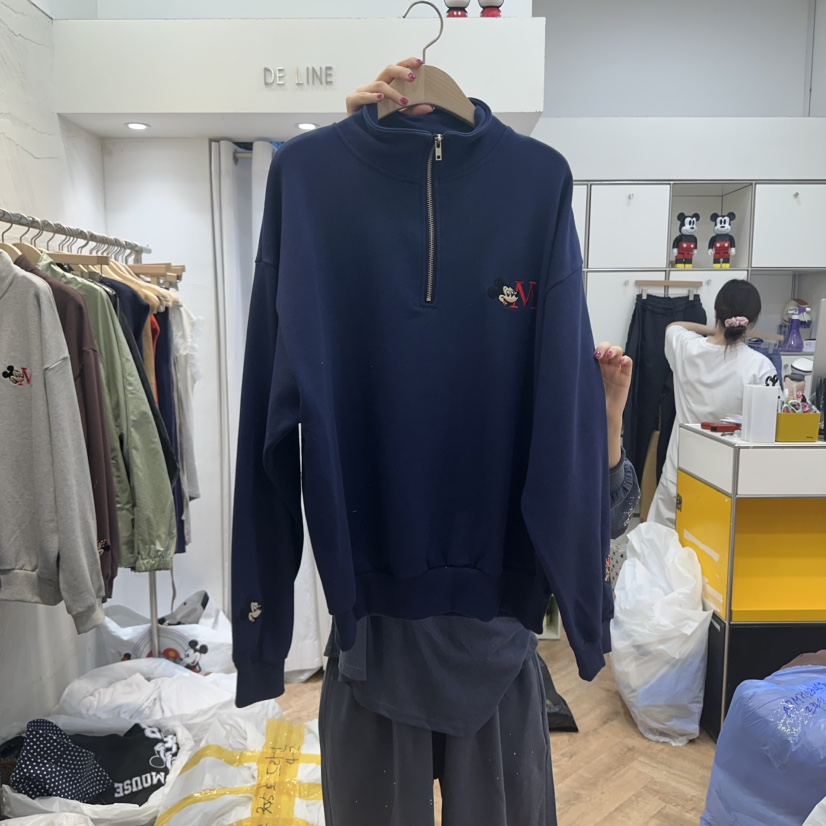 DE LINE韓國代購㊣女裝新款休閑熱賣職業真品時尚推薦衛衣DE LINE衛衣圖色2
