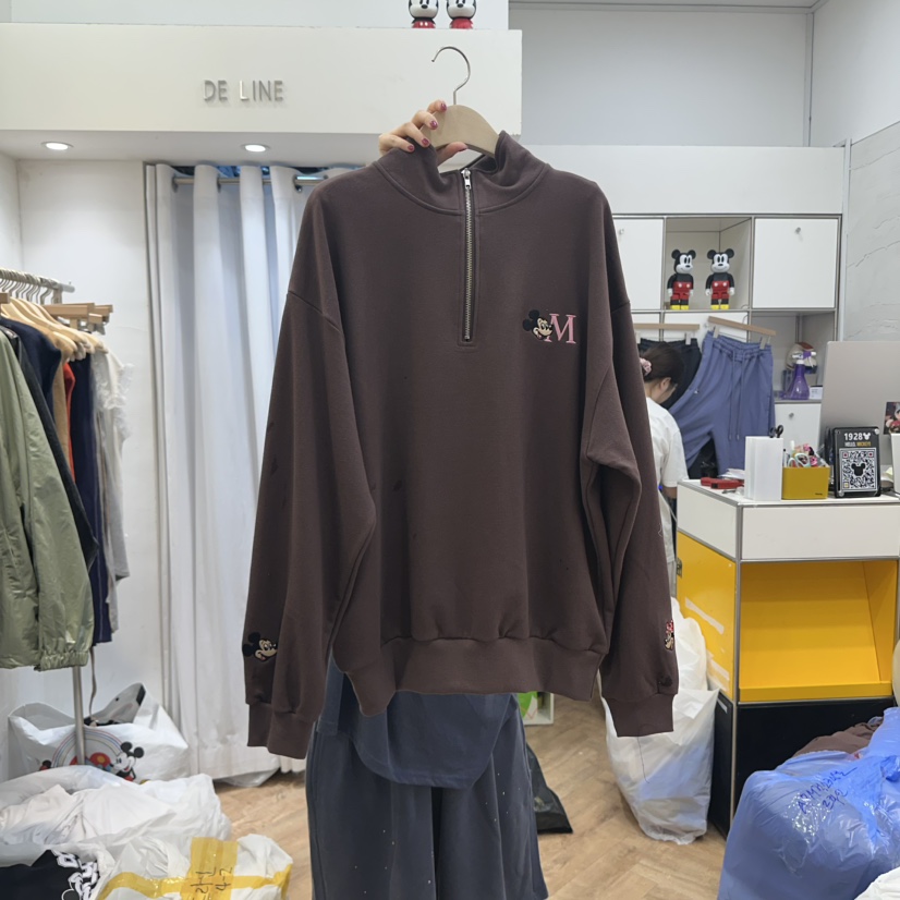 DE LINE韓國代購㊣女裝新款休閑熱賣職業真品時尚推薦衛衣DE LINE衛衣圖色3