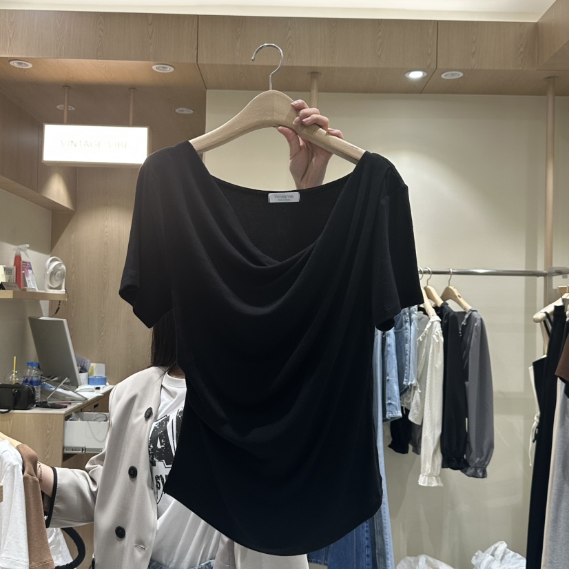 VINTAGE VIBE韓國代購㊣女士新品人氣時尚推薦真品熱賣T恤VINTAGE VIBET恤圖色3