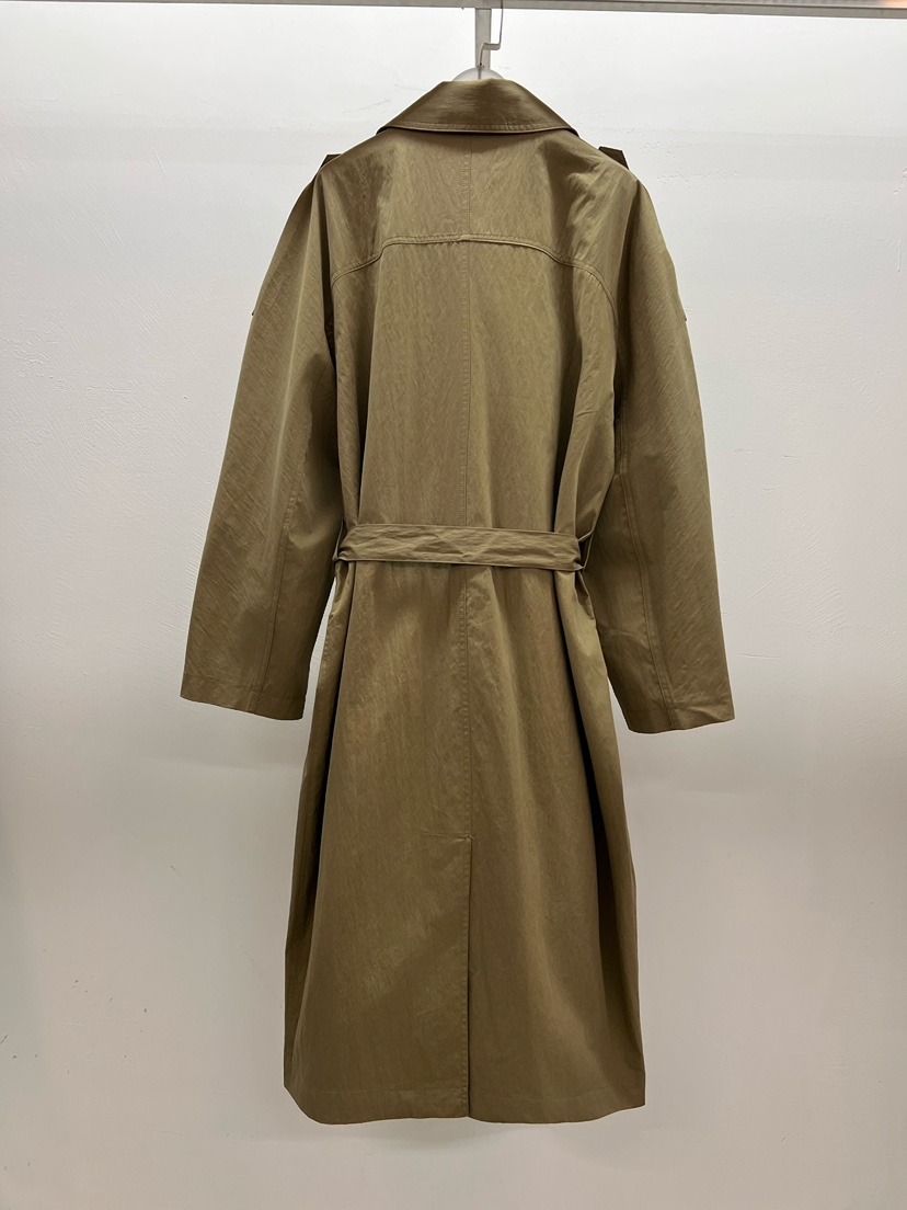 WEARABLE-L東大門㊣實拍女裝新品時尚熱賣人氣長款風衣含腰帶WEARABLE長款風衣