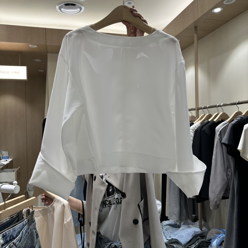 VINTAGE VIBE東大門㊣實拍女裝新品推薦休閑25秋冬襯衫蕾絲衫VINTAGE VIBE襯衫/蕾絲衫圖色2