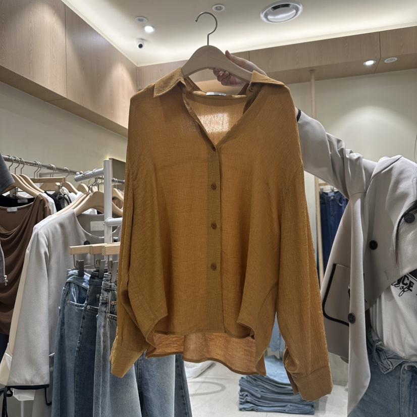 VINTAGE VIBE東大門㊣實拍女裝新款休閑熱賣25秋冬襯衫蕾絲衫VINTAGE VIBE襯衫/蕾絲衫圖色2