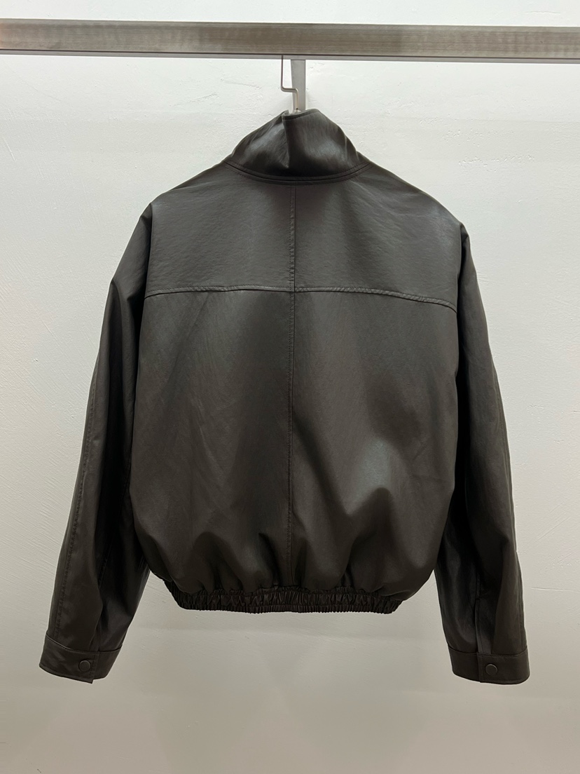 WEARABLE-L東大門㊣實拍女士新品推薦25秋冬休閑熱賣夾克皮革WEARABLE夾克