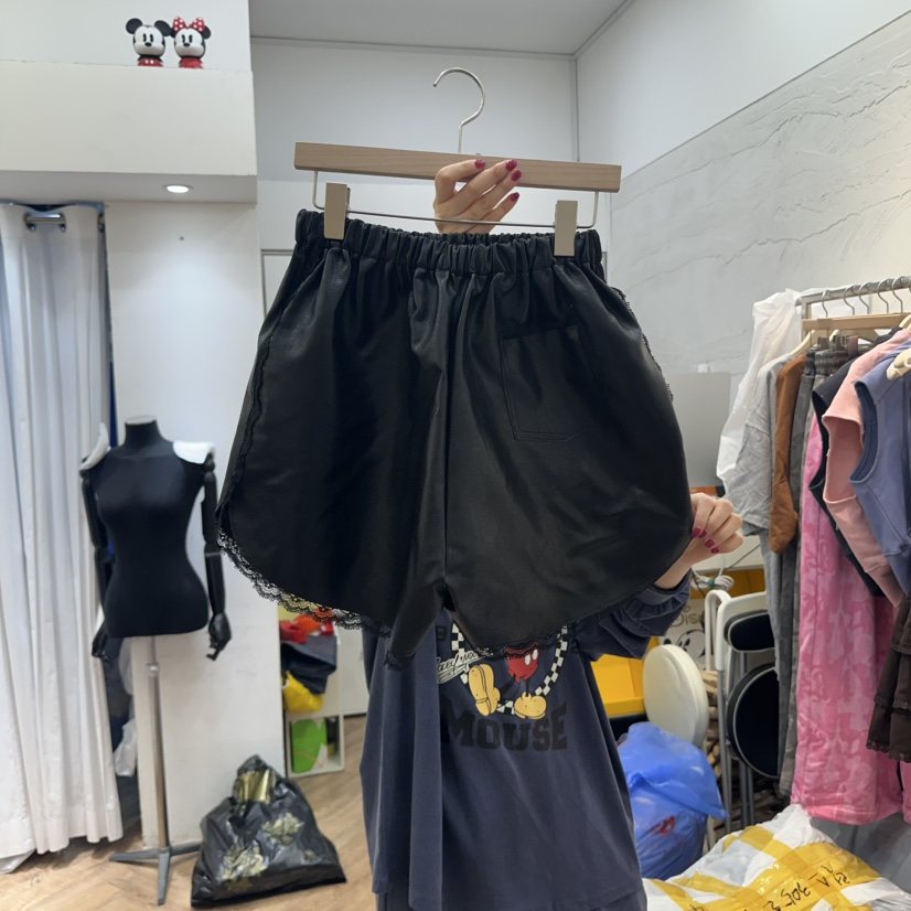 DE LINE東大門㊣直郵女士新品休閑真品推薦職業25秋冬短褲DE LINE短褲