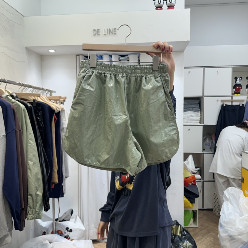 DE LINE東大門㊣直郵女士新品熱賣25秋冬人氣時尚職業短褲DE LINE短褲
