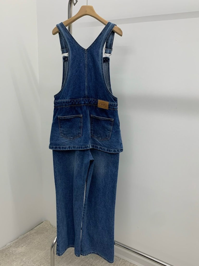 LOVE MY SANTA東大門㊣代購女士新品25秋冬推薦真品背帶褲Santa/LOVE MY SANTA背帶褲