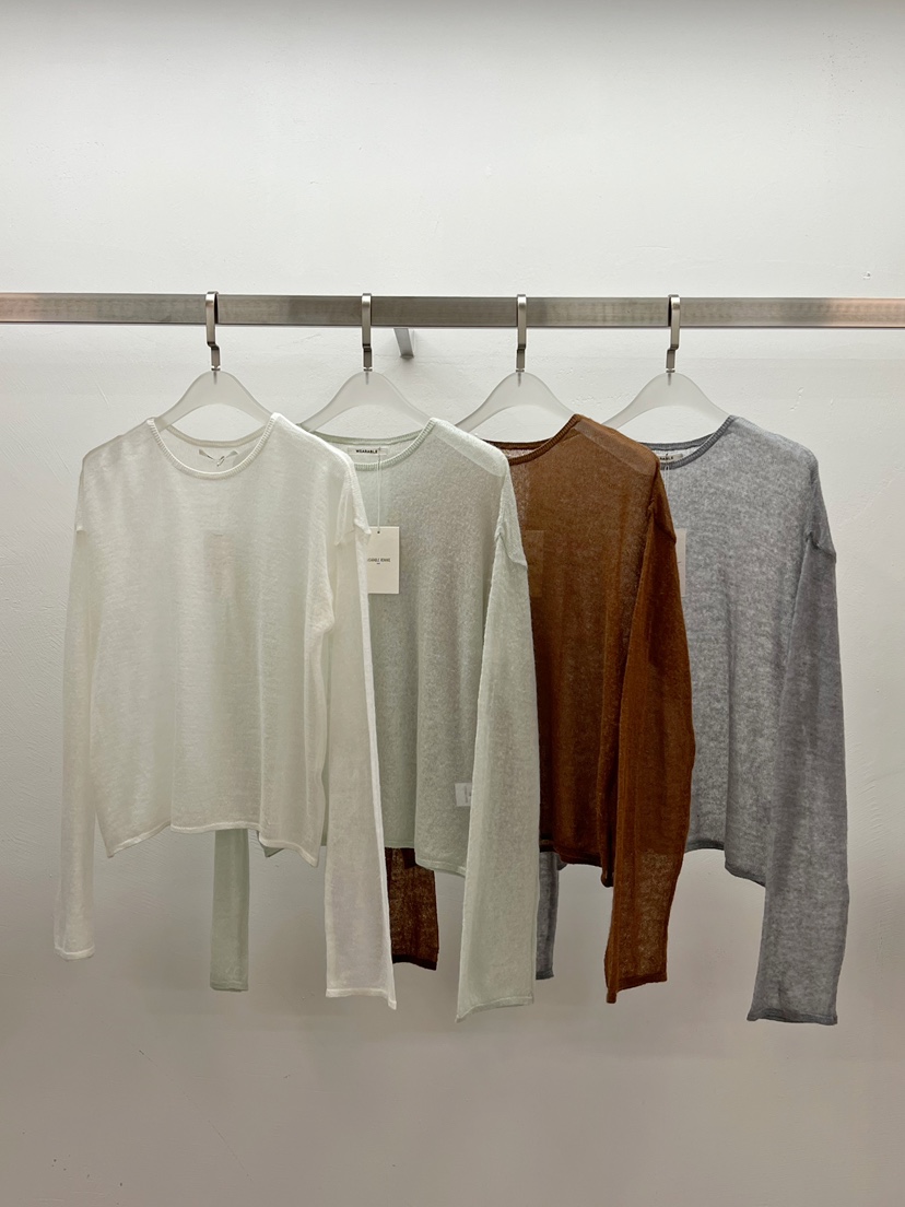 WEARABLE-L東大門㊣直郵女士新品時尚25秋冬休閑人氣針織衫WEARABLE針織衫