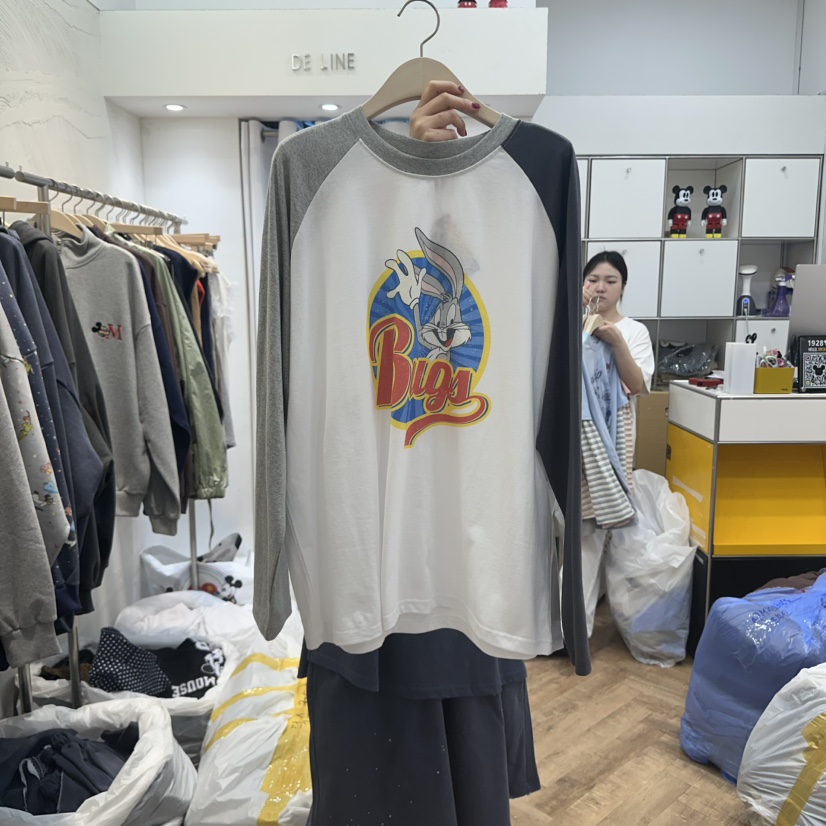 DE LINE東大門㊣直郵女士新品職業真品熱賣時尚休閑長袖T恤DE LINE長袖T恤圖色3