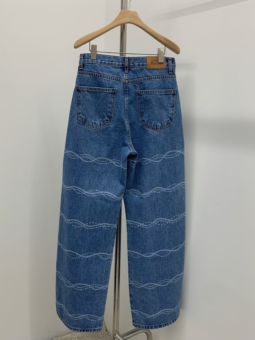 LOVE MY SANTA東大門㊣實拍女士新品休閑職業人氣推薦牛仔褲Santa/LOVE MY SANTA牛仔褲