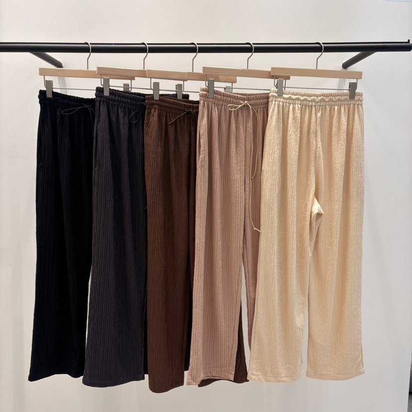 FOUR SEASON(不代購)東大門㊣直郵女裝新品休閑休閑褲褶皺FOUR SEASON(不代購)休閑褲