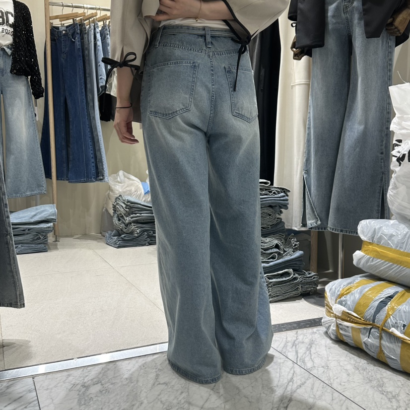 VINTAGE VIBE東大門㊣實拍女裝新品時尚職業熱賣牛仔褲腰帶VINTAGE VIBE牛仔褲