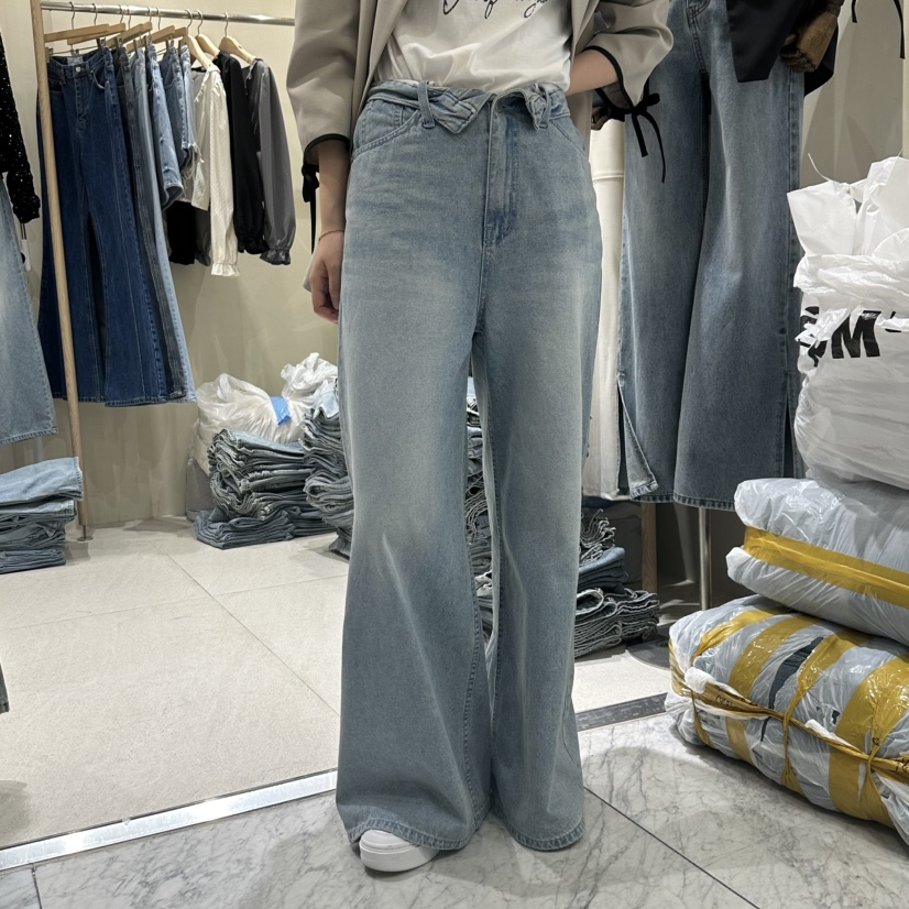 VINTAGE VIBE東大門㊣實拍女裝新品時尚職業熱賣牛仔褲腰帶VINTAGE VIBE牛仔褲