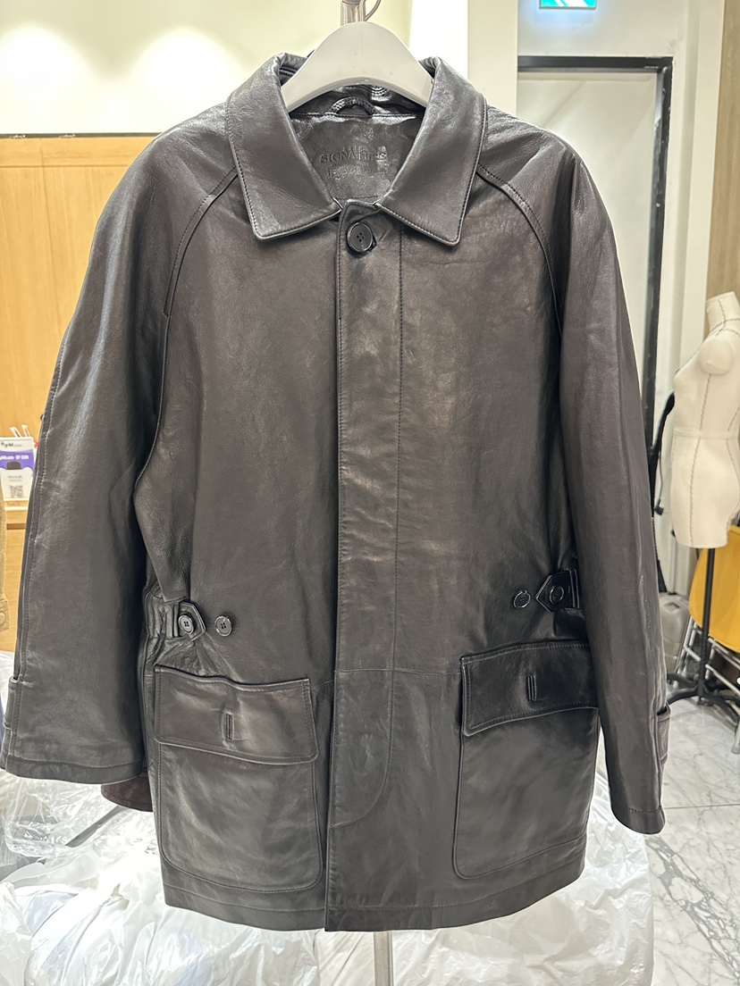 THE SIGNATURE東大門㊣實拍女士新款職業休閑真品25秋冬皮衣THE SIGNATURE皮衣圖色2