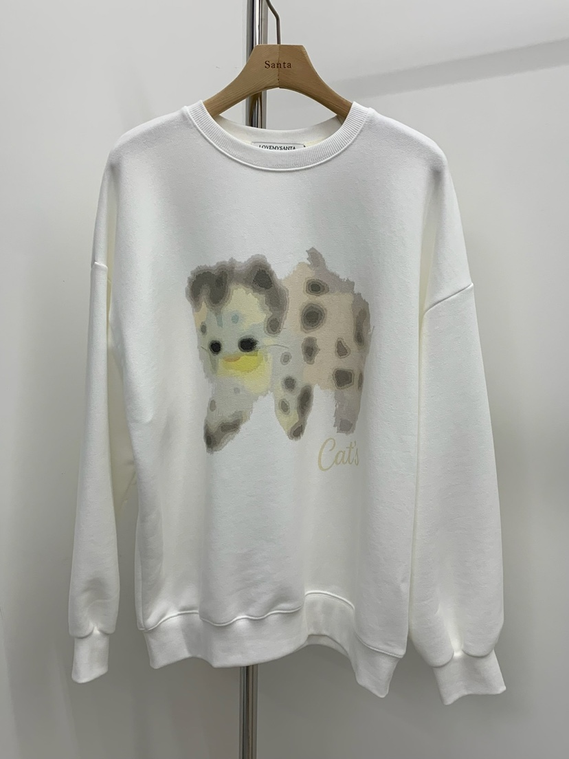 LOVE MY SANTA韓國代購㊣女士新品人氣熱賣推薦25秋冬衛衣Santa/LOVE MY SANTA衛衣圖色1