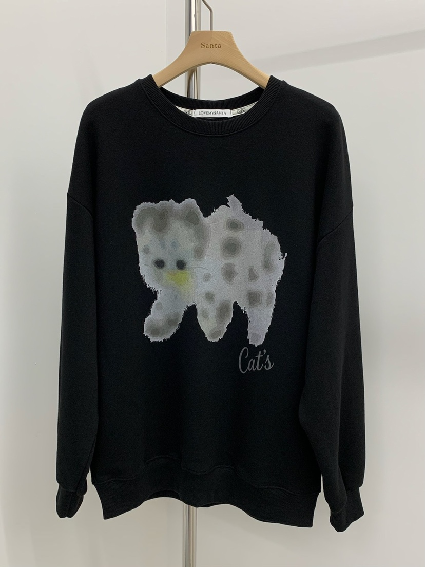 LOVE MY SANTA韓國代購㊣女士新品人氣熱賣推薦25秋冬衛衣Santa/LOVE MY SANTA衛衣圖色3