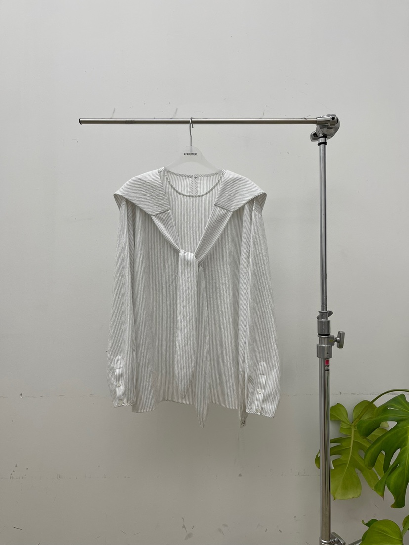 ATMOSPHERE東大門㊣直郵女裝新品25秋冬休閑熱賣襯衫蕾絲衫ATMOSPHERE/BLING襯衫/蕾絲衫圖色1