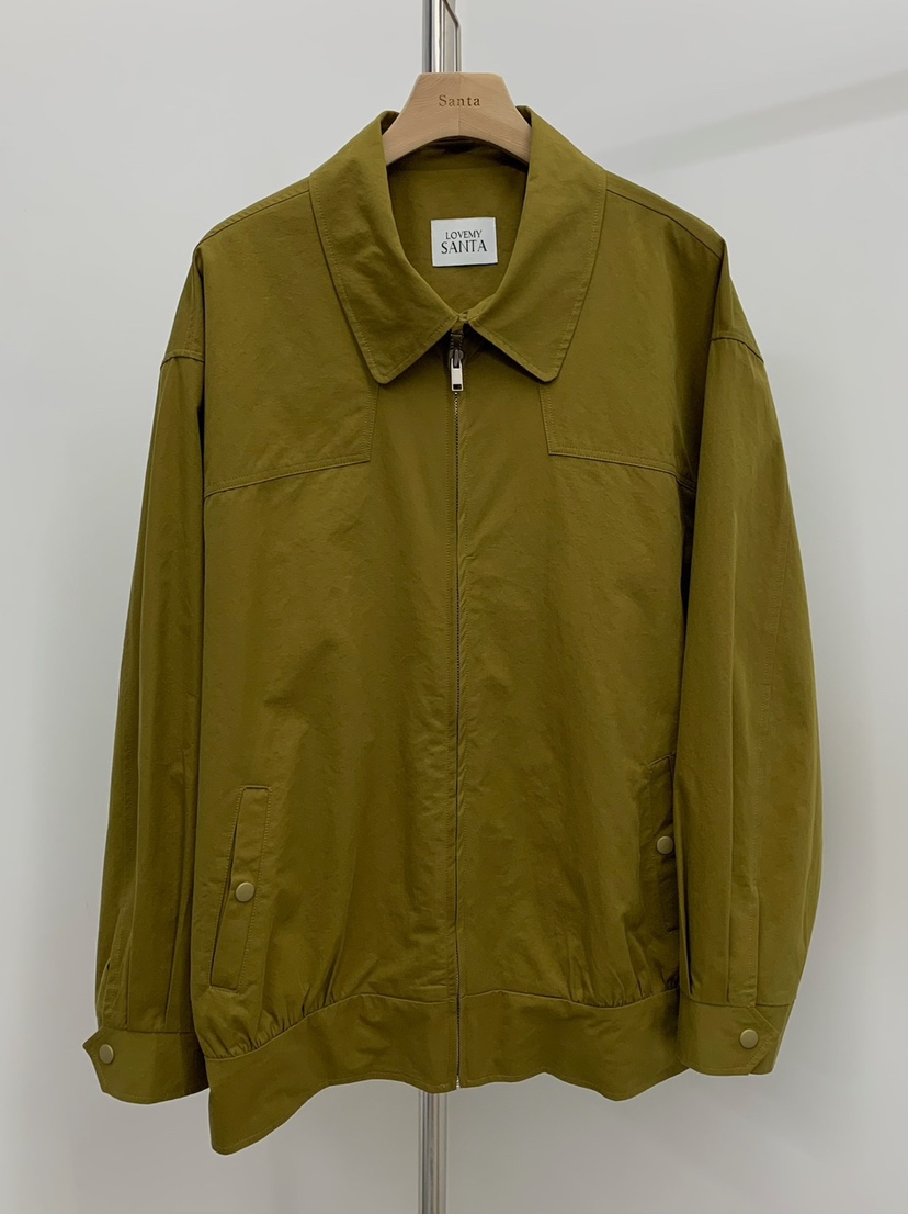 LOVE MY SANTA東大門㊣代購女裝新品人氣真品25秋冬熱賣夾克Santa/LOVE MY SANTA夾克圖色1