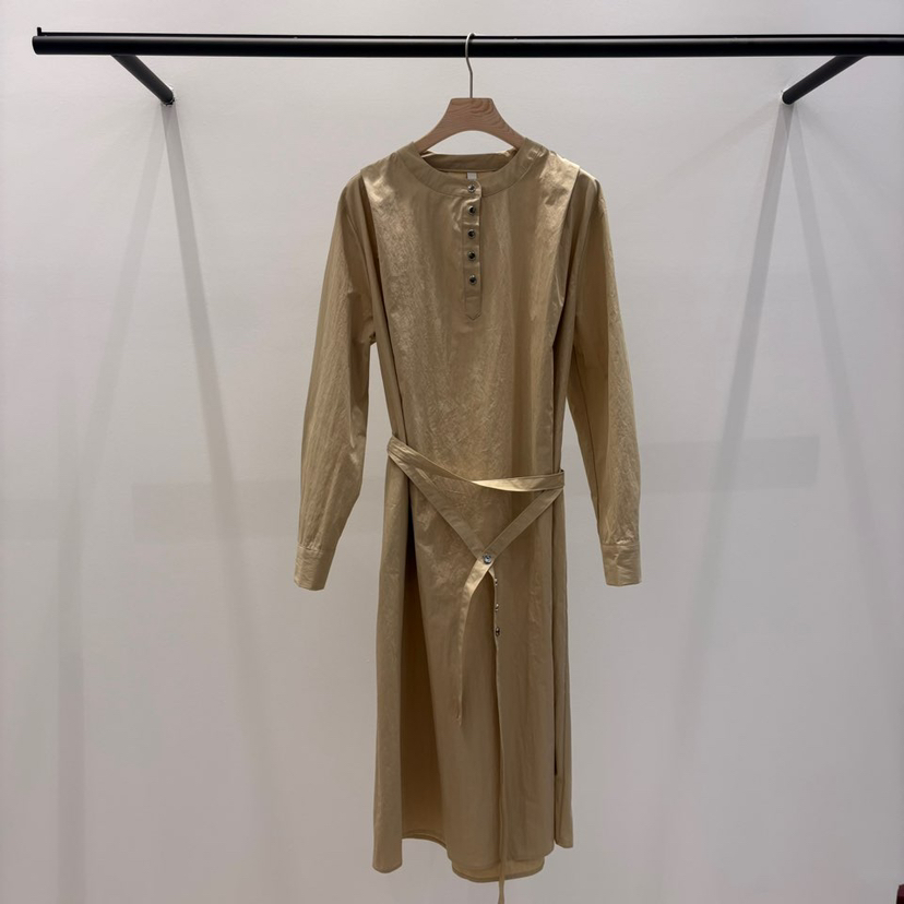 FOUR SEASON(不代購)東大門㊣代購女士新款25秋冬連衣裙含腰帶FOUR SEASON(不代購)連衣裙