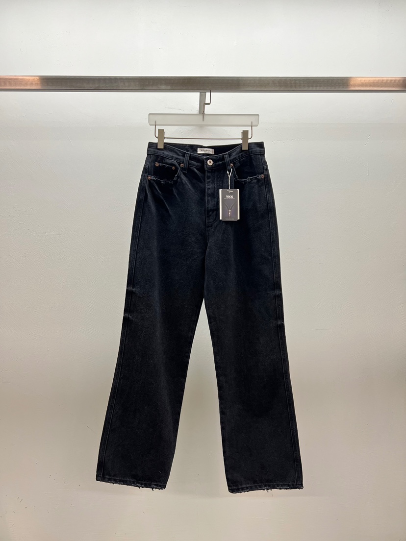 WEARABLE-L東大門㊣實拍女裝新品人氣休閑熱賣時尚推薦牛仔褲WEARABLE牛仔褲圖色1