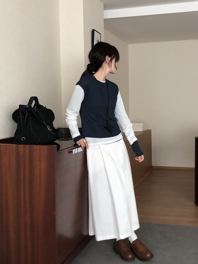 THE EYL東大門㊣代購女裝新品人氣休閑25秋冬職業真品長袖T恤THE EYL長袖T恤