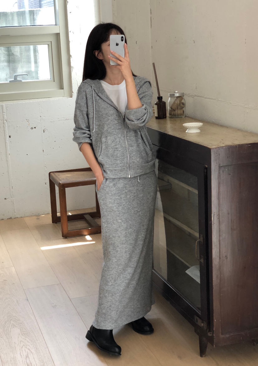 THE EYL韓國直郵㊣女裝新品真品熱賣25秋冬休閑職業推薦長裙THE EYL長裙