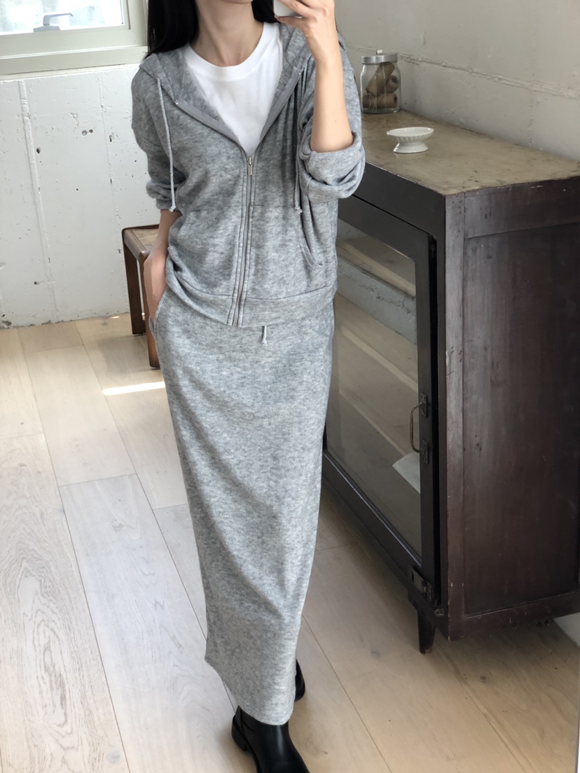 THE EYL韓國直郵㊣女裝新品真品熱賣25秋冬休閑職業推薦長裙THE EYL長裙
