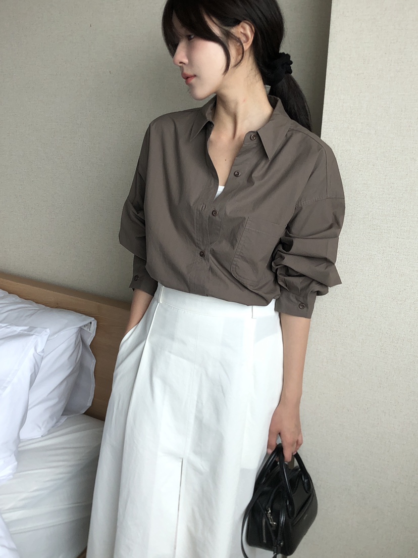 THE EYL韓國代購㊣女裝新品人氣推薦時尚休閑真品襯衫蕾絲衫THE EYL襯衫/蕾絲衫