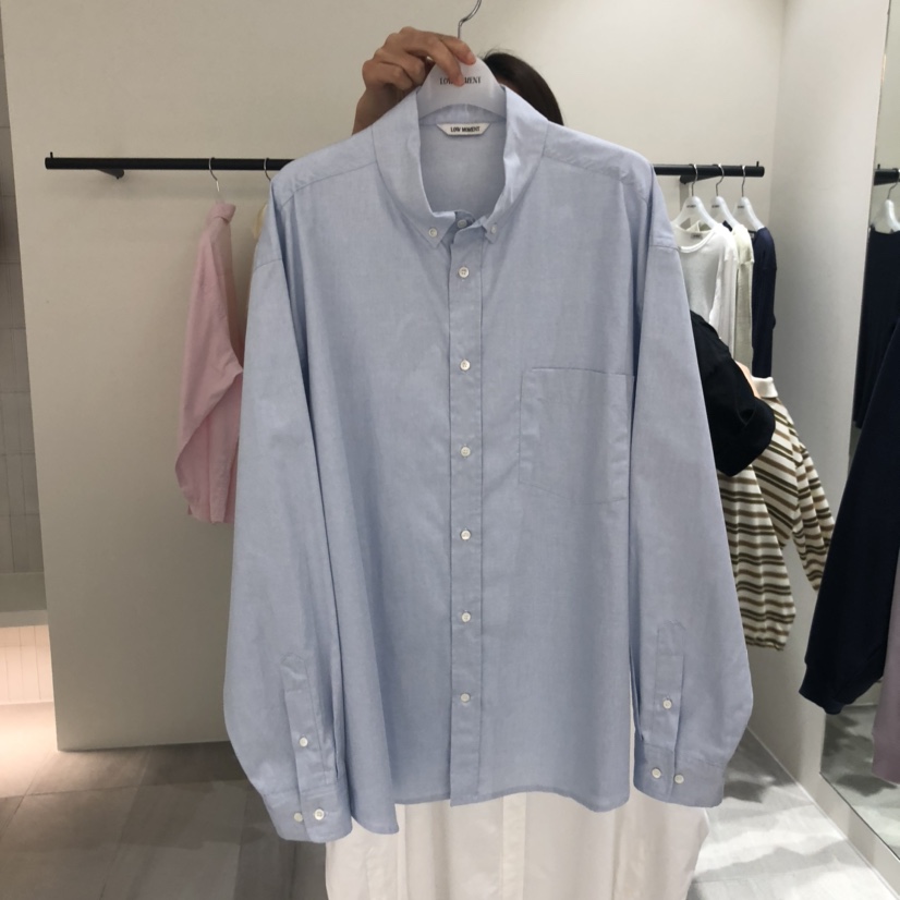 MAGNOLIA36-P東大門㊣代購女士新品休閑時尚推薦襯衫蕾絲衫LOW MOMENT襯衫/蕾絲衫圖色3