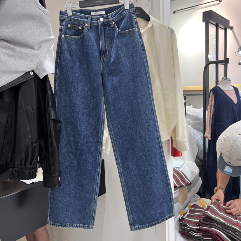 THE SECOND GROW東大門㊣實拍女裝新品熱賣人氣職業牛仔褲THE SECOND GROW牛仔褲圖色2