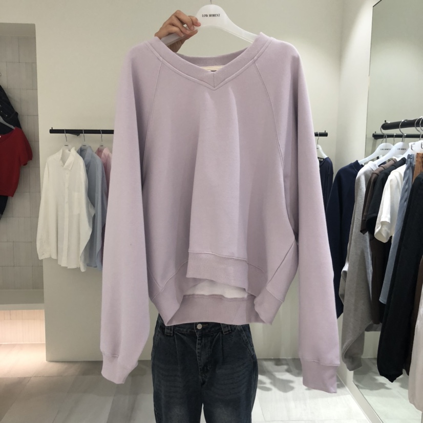 MAGNOLIA36-P東大門㊣代購女士新品職業休閑25秋冬時尚衛衣LOW MOMENT衛衣