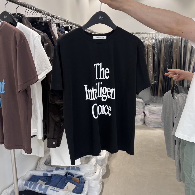THE SECOND GROW韓國代購㊣女士新品休閑熱賣推薦人氣T恤THE SECOND GROWT恤圖色4