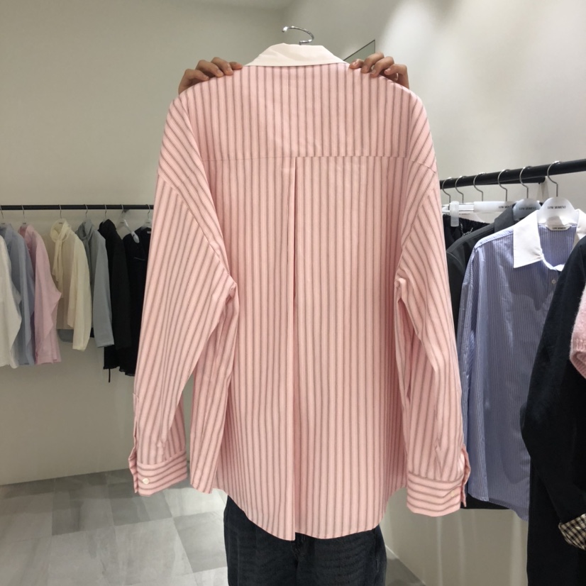 MAGNOLIA36-P韓國直郵㊣女士新品休閑25秋冬職業襯衫蕾絲衫MAGNOLIA36-P襯衫/蕾絲衫