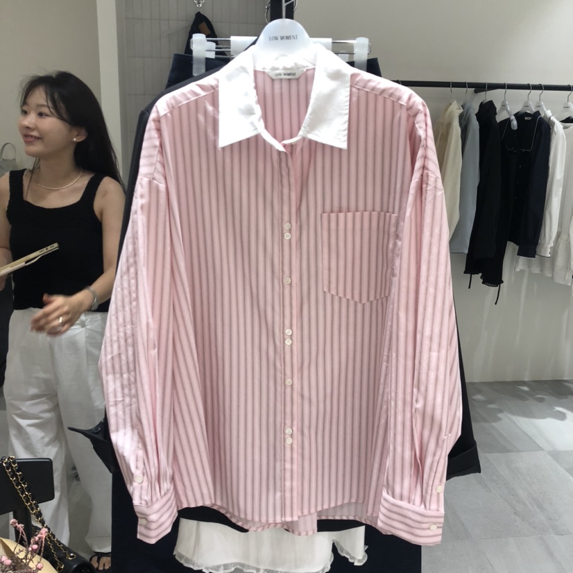MAGNOLIA36-P韓國直郵㊣女士新品休閑25秋冬職業襯衫蕾絲衫MAGNOLIA36-P襯衫/蕾絲衫圖色2