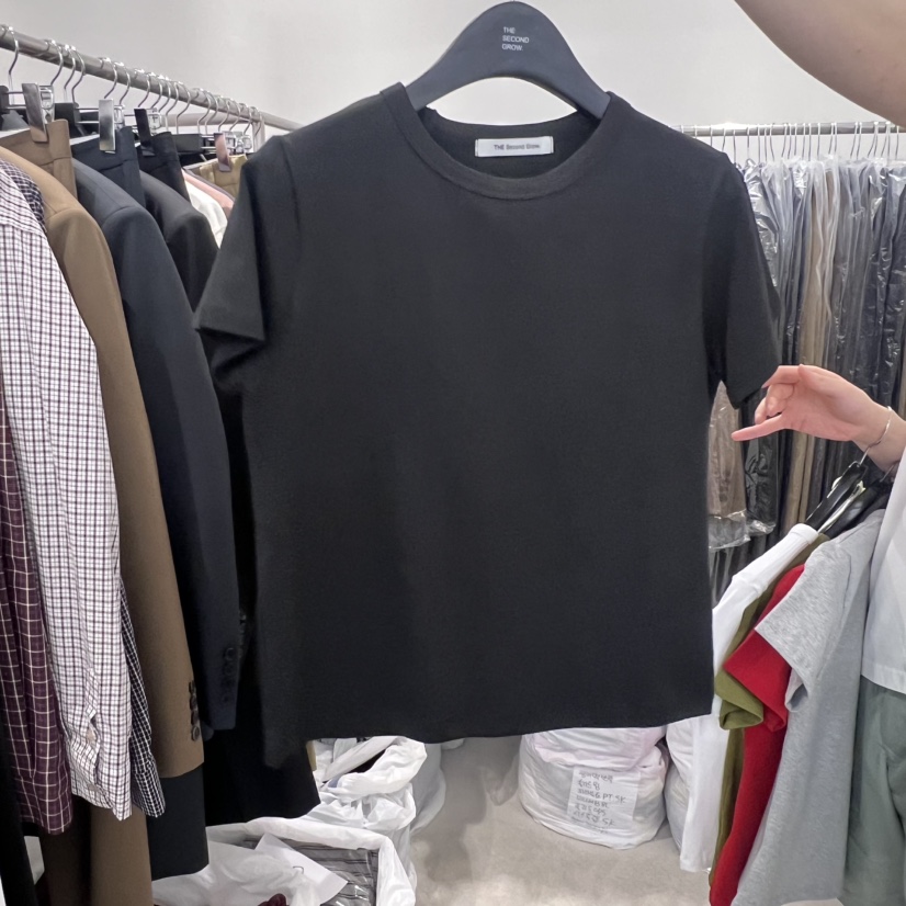 THE SECOND GROW東大門㊣直郵女裝新品休閑推薦25秋冬T恤THE SECOND GROWT恤圖色5