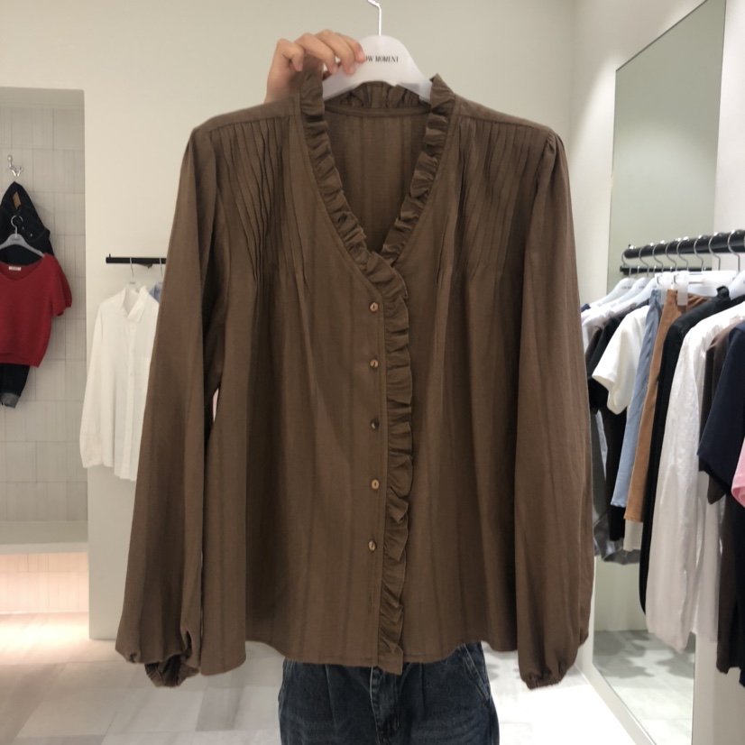 MAGNOLIA36-P東大門㊣實拍女裝新品時尚職業休閑襯衫蕾絲衫MAGNOLIA36-P襯衫/蕾絲衫圖色2